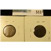 Image 2 : 1873 AND 1874 SEMI KEY DATE INDIAN HEAD CENTS