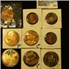Image 1 : EXONUMIA LOT INCLUDES CALVIN COOLIDGE TOKEN, RONALD REAGAN MEDAL, MINT MEDAL, STAUTE OF LIBERTY MEDA