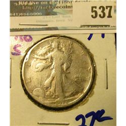 1918-S WALKING LIBERTY HALF DOLLAR