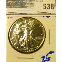 HIGH GRADE 1942 WALKING LIBERTY HALF DOLLAR