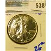 Image 1 : HIGH GRADE 1942 WALKING LIBERTY HALF DOLLAR