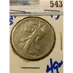 1919-S BETTER DATE WALKING LIBERTY HALF DOLLAR