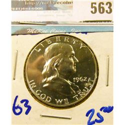 1962 PROOF FRANKLIN HALF DOLLAR