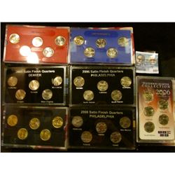 2002 DENVER MINT, 2006 SATIN FINISH, 2006, 2005 PHILADELPHIA, 2000 GOLD, 2005 SATIN FINISH, AND 2008