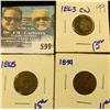 Image 1 : 1863-CN, 1865, AND 1874 INDIAN HEAD CENTS