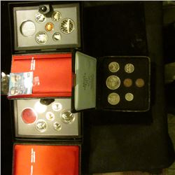 1985 DOUBLE DOLLAR PROOF SET MISSING THE SILVER DOLLAR, 1974 CANADIAN MINT SET, AND 1980 DOUBLE DOLL