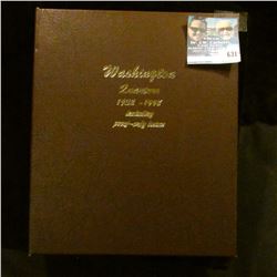 DANSCO WASHINGTON QUARTERS BOOK STARTING WITH 1932 AND ENDING WITH 1998-S.  THIS BOOK HAS SPACES FOR
