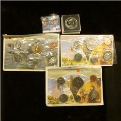 1989 PROOF CANADIAN DOLLAR WITH THE FLEUVE MACKENZIE RIVER ON THE REVERSE, 1986 CANADIAN MINT SET, 1