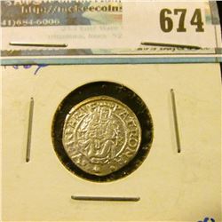 HUNGARY SILVER 1 DINAR COIN MINTED IN 1564