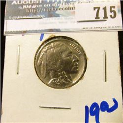 1929 BUFFALO NICKEL WITH FULL HORN