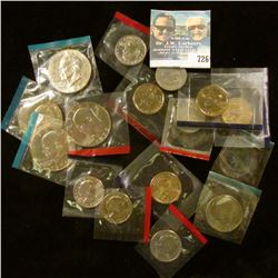 15 SUSAN B ANTHONY, SACAGAWEA, AND IKE DOLLARS FROM MINT SETS