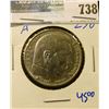 Image 1 : 1936-A SILVER 5 MARK COIN FROM GERMANY
