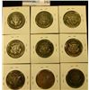 Image 2 : 9 PROOF KENNEDY HALF DOLLARS