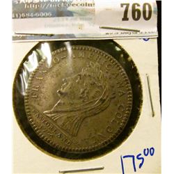 Castorland French Silver Restrike (Argen)Medal- Franco Americana Colonia