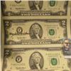 Image 2 : UNCUT SHEET OF 32 TWO DOLLAR BILLS SERIES 1995