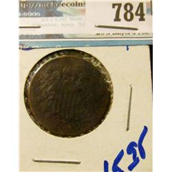 1865 TWO CENT PIECE