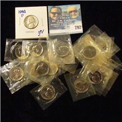 1944 SILVER WAR NICKEL AND PROOF JEFFERSON NICKELS