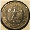 Image 2 : GERMANY 1936-A SILVER 5 MARK COIN