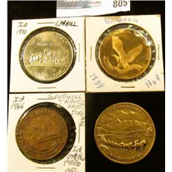 1889-1969 80 Years Boyden, Iowa (holed); "People-to-People/Goodwill/Travel/Program/to/Europe/July 19