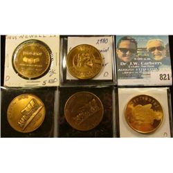 (5) Different Iowa Centennial Medals, includes: Orange City, Washta, Shenandoah, Cresco, & Newell, I