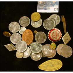 (25) Mixed Tokens, trinkets, and medals.