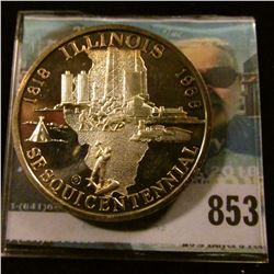 "1818 Illinois 1968 Sesquicentennial", "Seal of the State of Illinois/August 26, 1818", # 8006, Silv