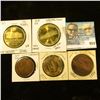 Image 1 : 904 _ (5) different Iowa Quasquicentennial Medals, includes: West Chester, Marshalltown, Ackley, Bro