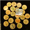 Image 2 : 912 _ (20) Arizona Wooden Nickels, nearly all are different. Includes Apache Junction, Show Low, Sun