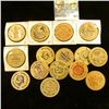 Image 1 : 915 _ (15) Different Iowa Wooden Nickels.