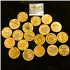 Image 1 : 916 _ (20) Different Iowa Wooden Nickels.