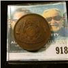 Image 2 : 918 _ "Gate City Chapter No. 7 R.A.M. Keokuk, Iowa One Penny" Masonic Token.