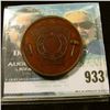 Image 2 : 933 _ "Mt. Sinai Chapter No.66 R.A.M./Chartered October 16th/1872/One/Penny/Anamosa, Iowa" Masonic P