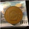 Image 2 : 1016 _ "Eagle Grove Chapter No.123, R.A.M./Eagle Grove, Iowa/One/Penny" reverse "KSHTWSST", Masonic 
