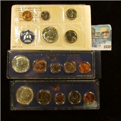 1030 _ 1965, 1966, & 1967 U.S. Special Mint Sets in original holders as issued by the U.S. Mint. Inc
