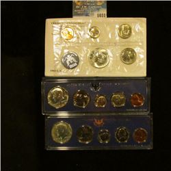 1031 _ 1965, 1966, & 1967 U.S. Special Mint Sets in original holders as issued by the U.S. Mint. Inc
