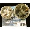 Image 2 : 1070 _ 1976 S Silver Proof Bicentennial Quarter & Half-Dollar. Both encapsulated.