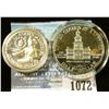 Image 2 : 1072 _ 1976 S Silver Proof Bicentennial Quarter & Half-Dollar. Both encapsulated.