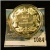 Image 2 : 1084 _ "O Come All Ye Faithful", "Joyful and Triumphant", Sterling Silver Proof, encapsulated.