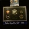 Image 2 : 1095 _ 1968 S U.S. Silver Proof Set. Original as issued.