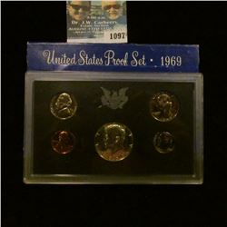 1097 _ 1969 S U.S. Silver Proof Set. Original as issued.