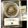 Image 2 : 1121 _ 1977 S Kennedy Half Dollar PCGS slabbed PR69DCAM. NGC Price Guide $25.00.
