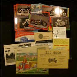 1158 _ Guatemala Cover with a 3-wheel Motorcycle stamp (1948 postmark); advertising Motorcycle card 