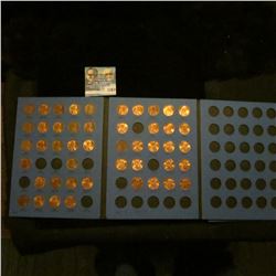 1163 _ 1975-99 Partial Set of Lincoln Cents in a Whitman folder. Many of the coins are BU.