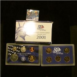 1171 _ 2001 S U.S. Proof Set, original as issued including Quarter set.