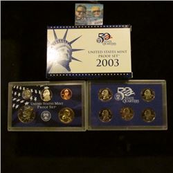 1173 _ 2003 S U.S. Proof Set, original as issued including Quarter set.