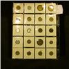 Image 2 : 1177 _ Plastic stock page containing (20) various attributed Foreign Coins. Includes several Nazi Ge