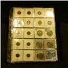 Image 1 : 1178 _ (3) Plastic 2" x 2" Pages with an assortment of (47) various Canada Coins, Cents to Dollars; 