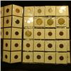 Image 2 : 1178 _ (3) Plastic 2" x 2" Pages with an assortment of (47) various Canada Coins, Cents to Dollars; 