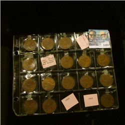 1181 _ Partial Set of Great Britain Large Pennies: 1930, 31, 34, 35, 36, 37, 38, 39, 40, 44, 45, 46,