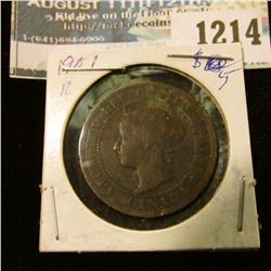 1214 _ 1901 Canada Large Cent.